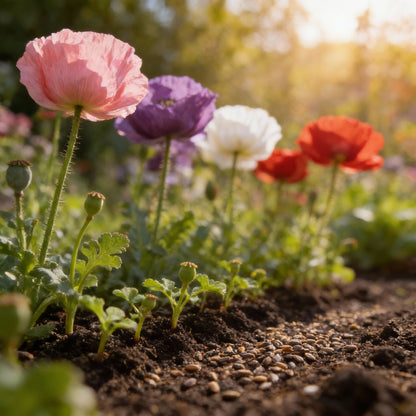 Papaver somniferum Seeds for Planting - Garden Poppy Mix