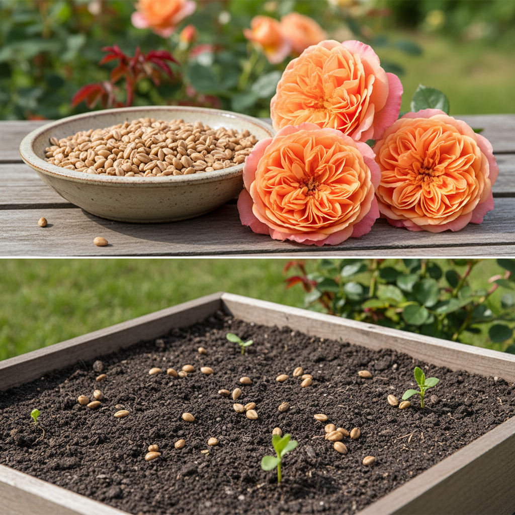 Peach Climbing Rose Flower Seeds - Climbing Rose Flower Seeds for Garden