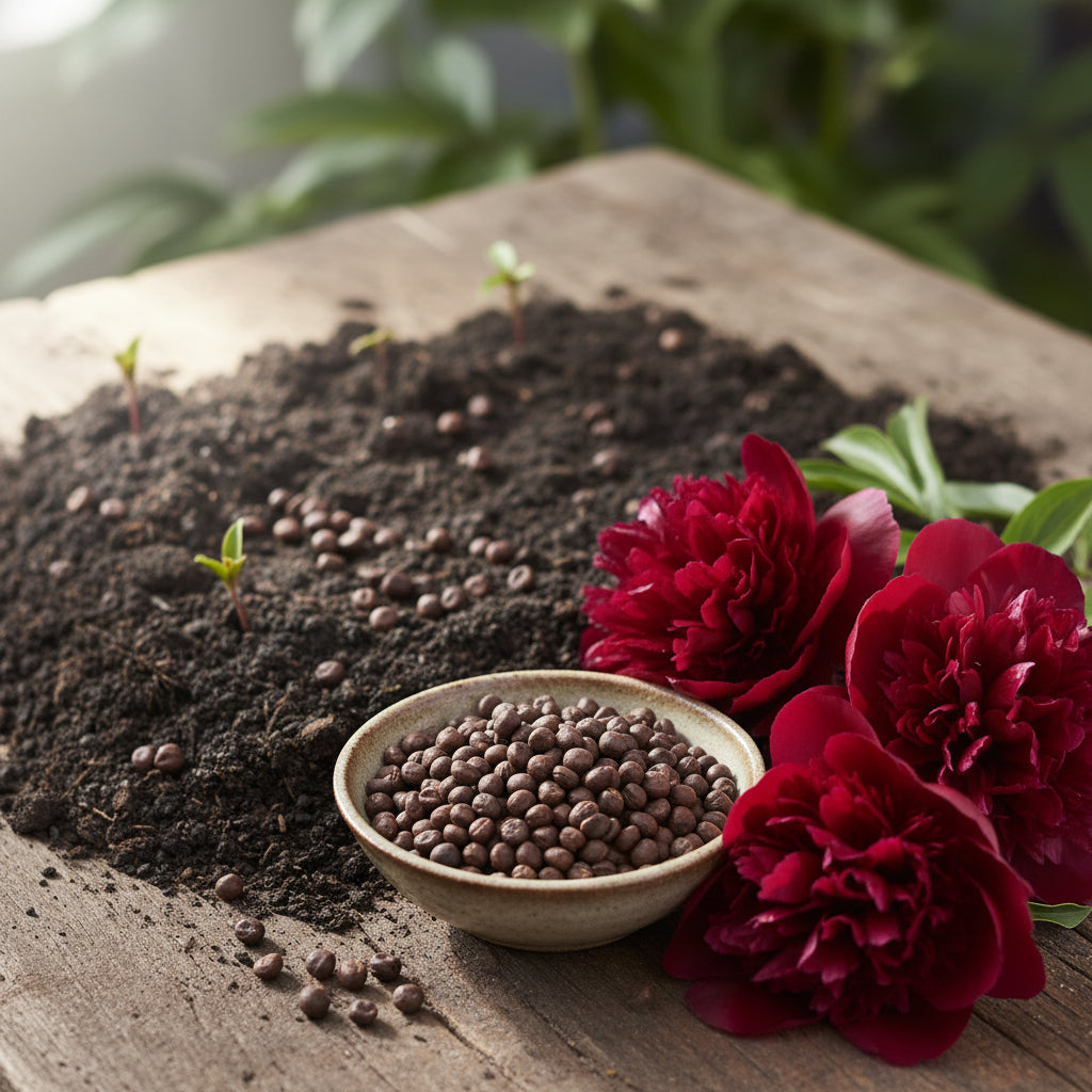 Peony Heirloom Seeds – Robusta Sorbetto Black for Planting
