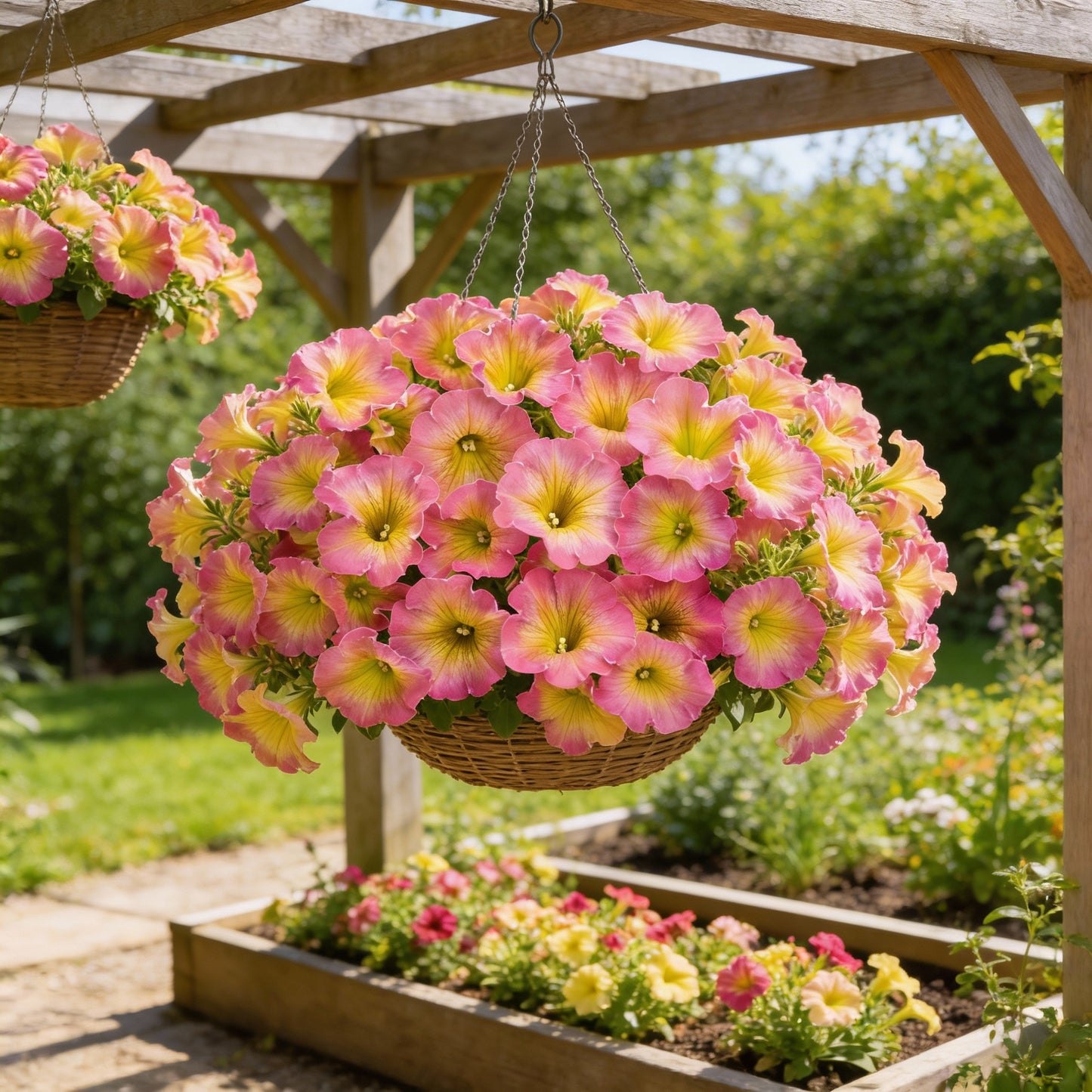 Petunia Supertunia Daybreak Charm Seeds for Planting – Showy Blooms for Baskets & Garden Beds