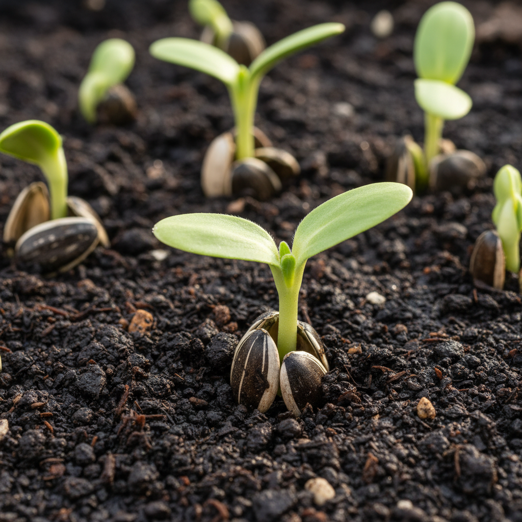 Sunflower Double Orange Flower Seeds for Garden Planting