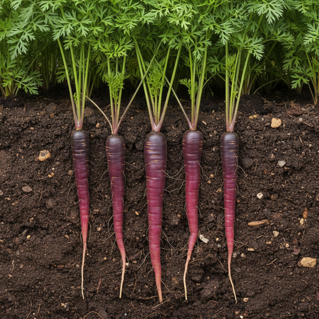 Cosmic Purple Carrot Seeds – Heirloom Purple Roots for Planting