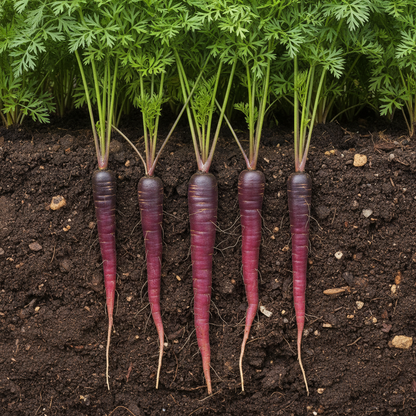 Cosmic Purple Carrot Seeds – Heirloom Purple Roots for Planting