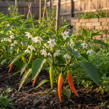 Pepper Bulgarian Carrot Seeds – Heirloom Chili Variety for Planting