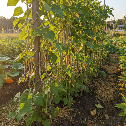Rattlesnake Snap Bean Premium Heirloom Vegetable Seeds – High-Yield
