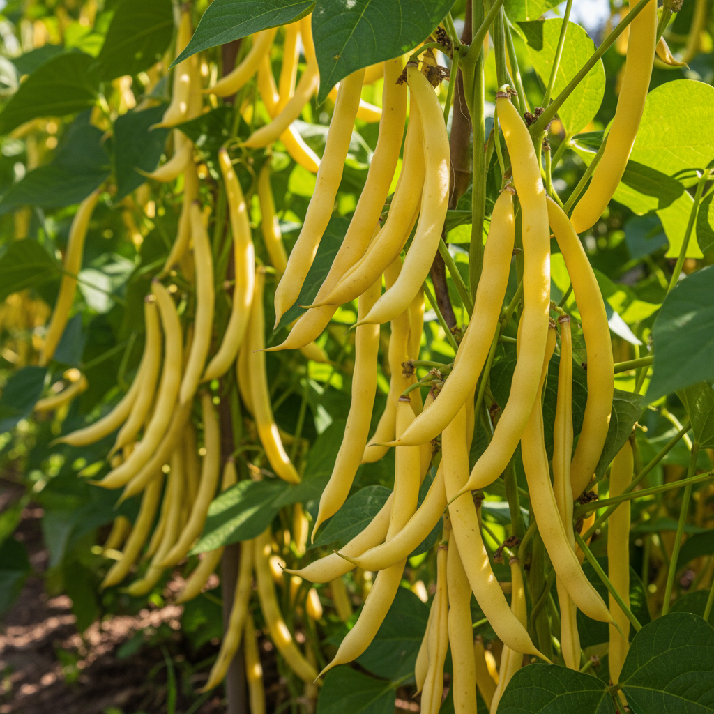 Yellow Wax Bean Seeds – Heirloom Pole Kentucky Wonder Variety
