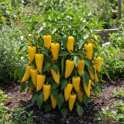 Sweet Pepper Lemon Dream Seeds – Vibrant Yellow, Sweet Flavour Peppers