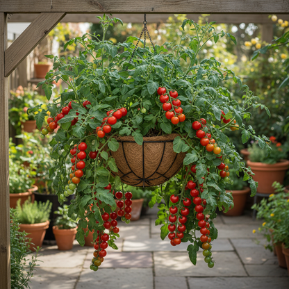 Tomato Cherry Falls Seeds – Compact Trailing Cherry Tomato Variety