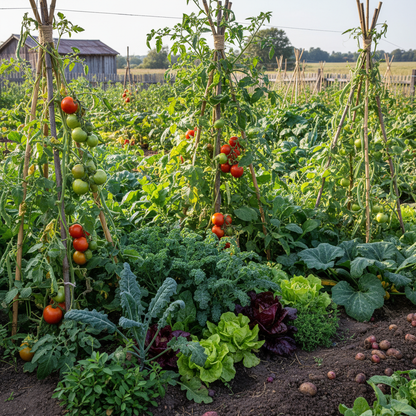 Survival Garden 9100 Non-GMO Heirloom Vegetable Seeds for Planting