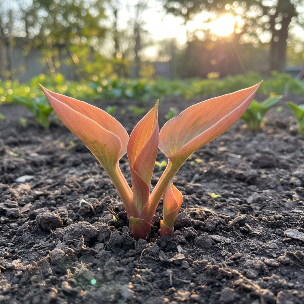 Orange Pink Hosta Seeds for Planting