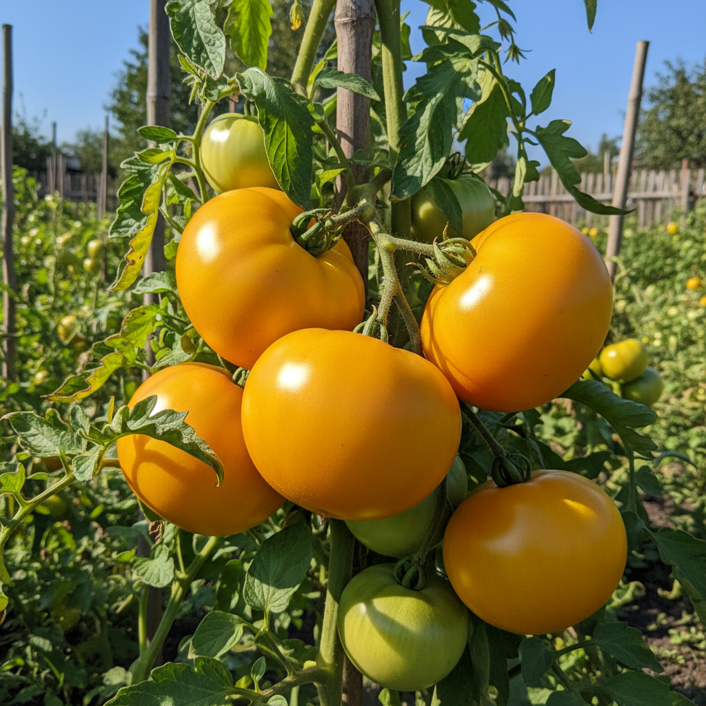 Tomato Ilse Yellow Latvian Seeds - Heirloom Tomato Seeds for Home Garden