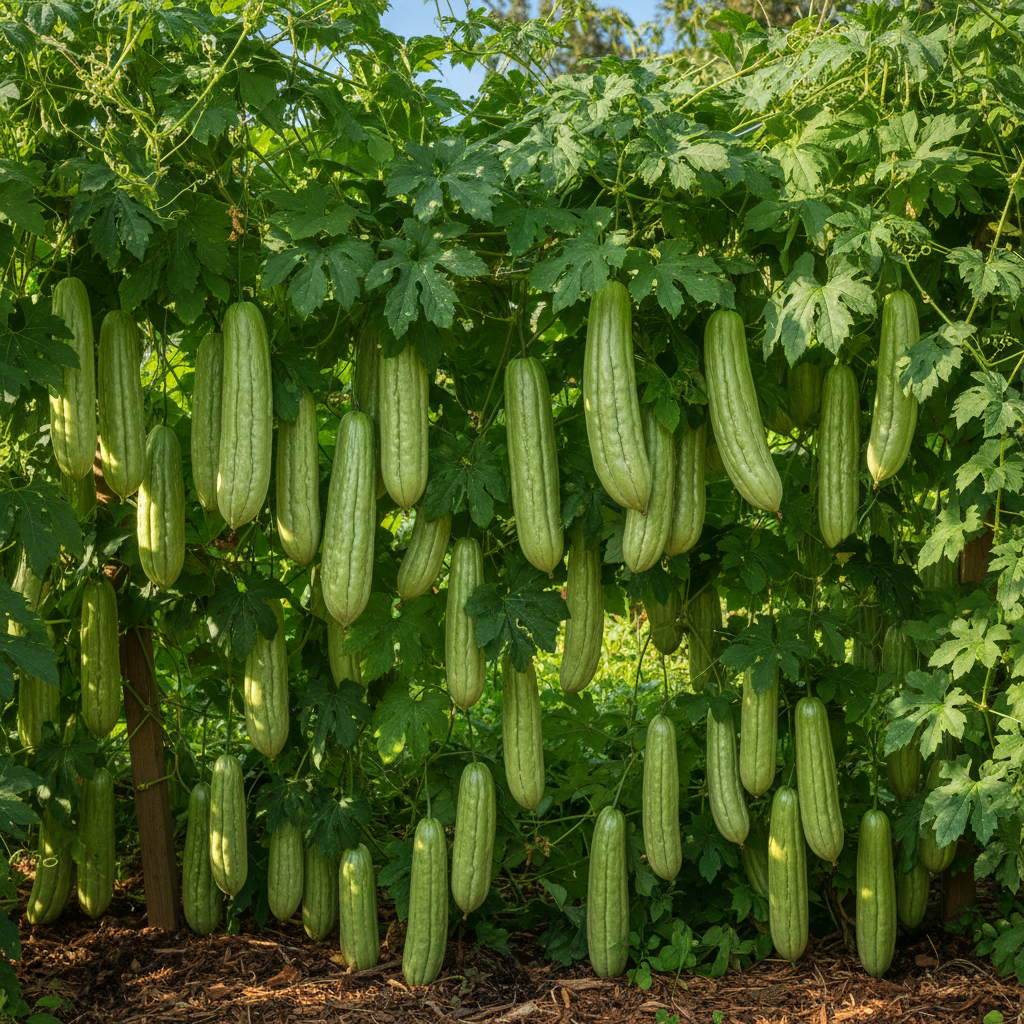 Bitter Melon Canton Green F1 Seeds - Bitter Melon Seeds for Home Garden
