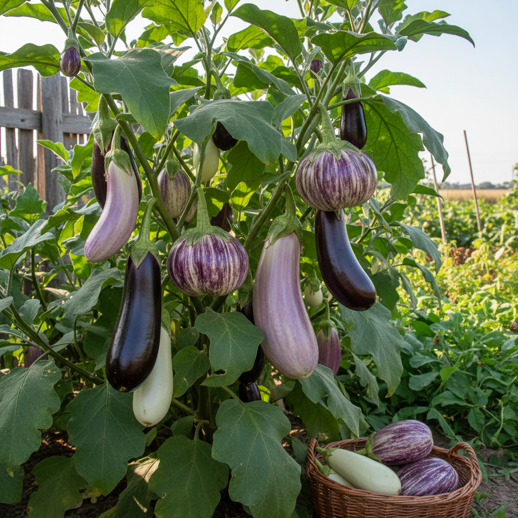 Eggplant Heirloom Mix Seeds – Diverse Heirloom Eggplant Variety