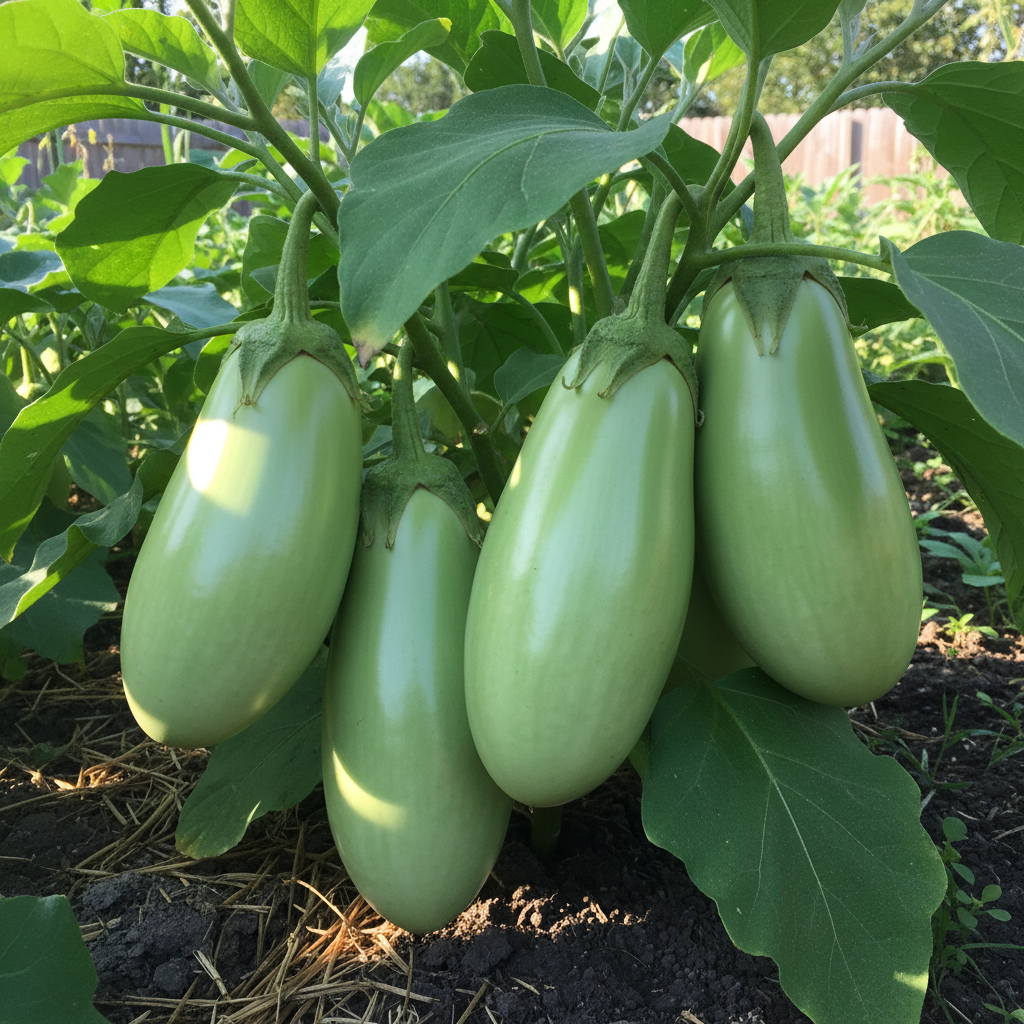 Green Eggplant Seeds – Heirloom Open-Pollinated Vegetable Seeds