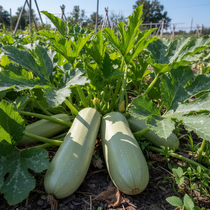 Heirloom Grey Zucchini Squash Seeds – Non-GMO Open Pollinated