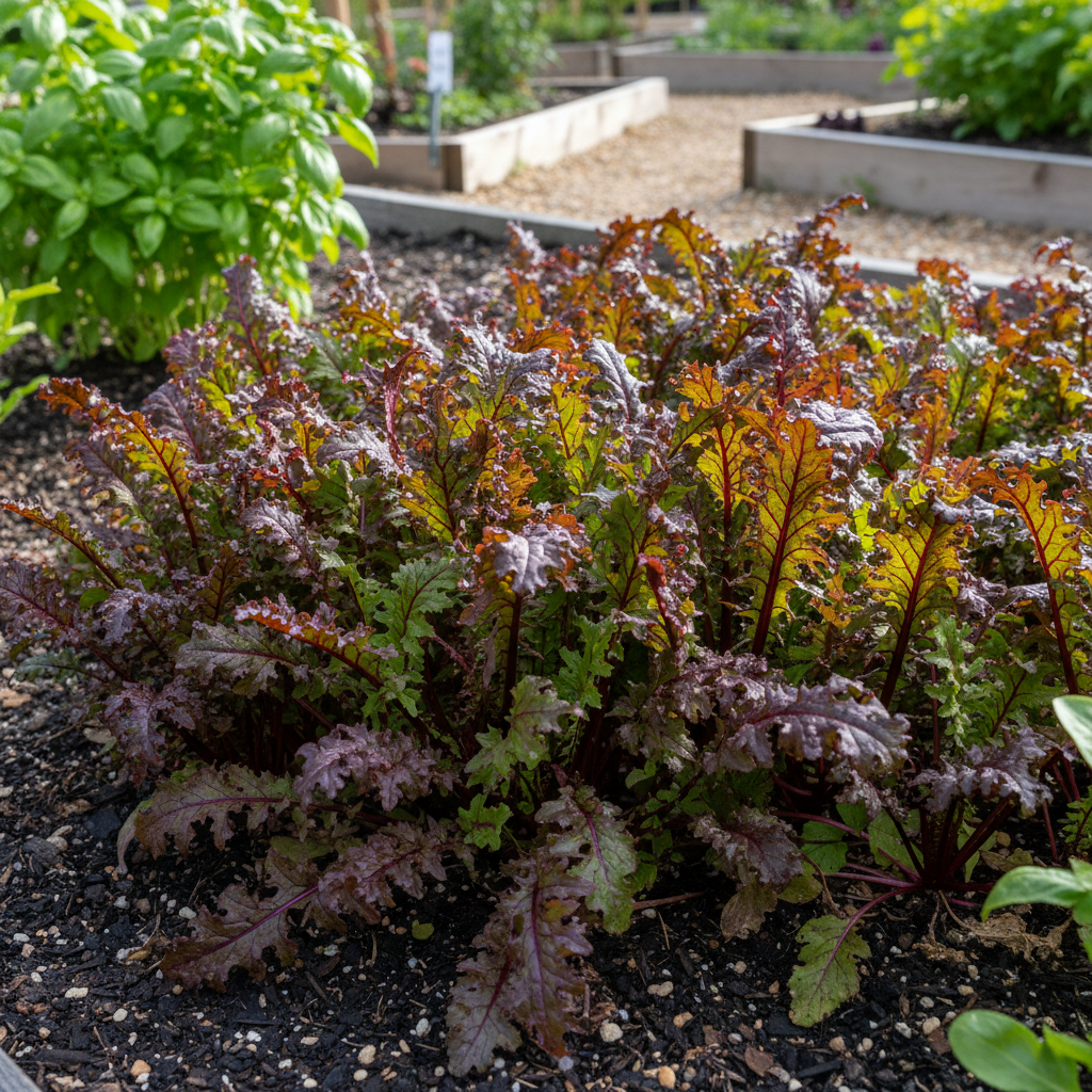 Mizuna Red Empire Seeds for Planting