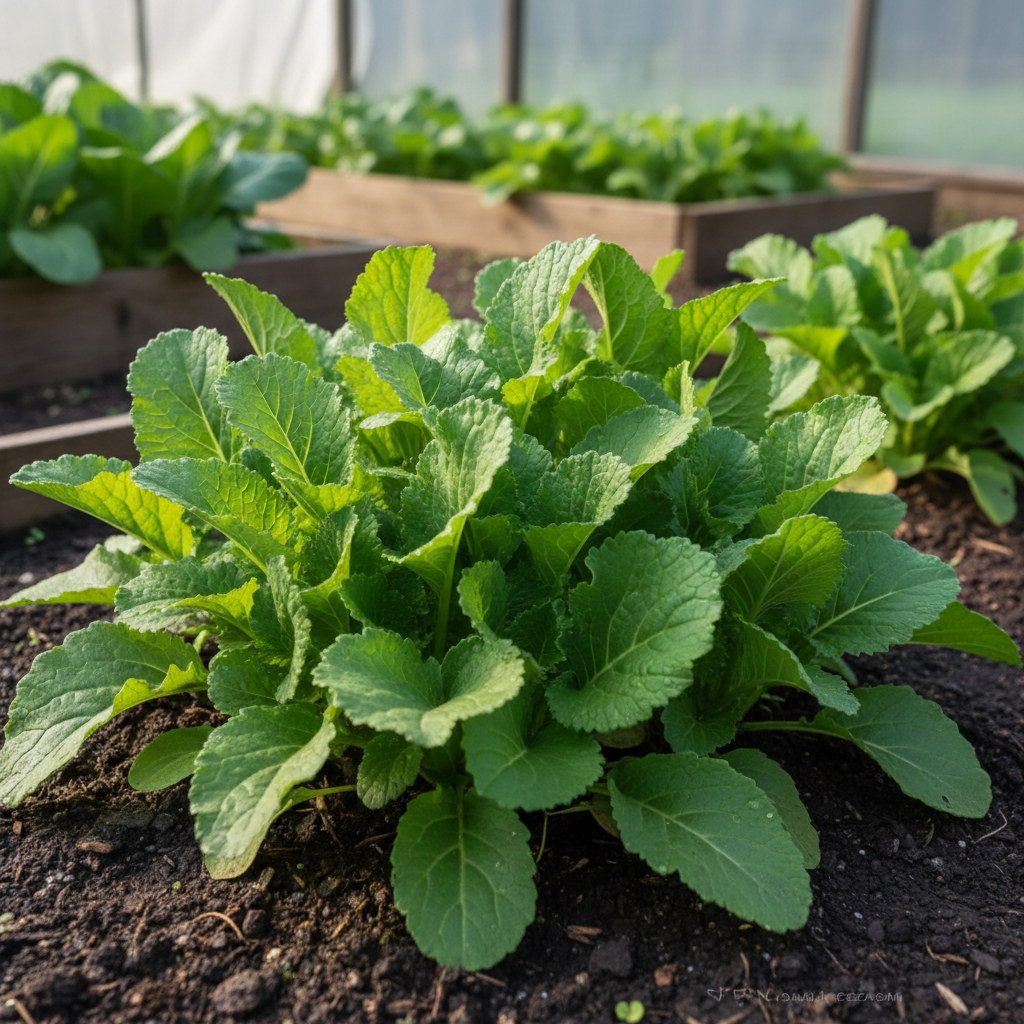 Tender Green Mustard Vegetable Seeds for Planting