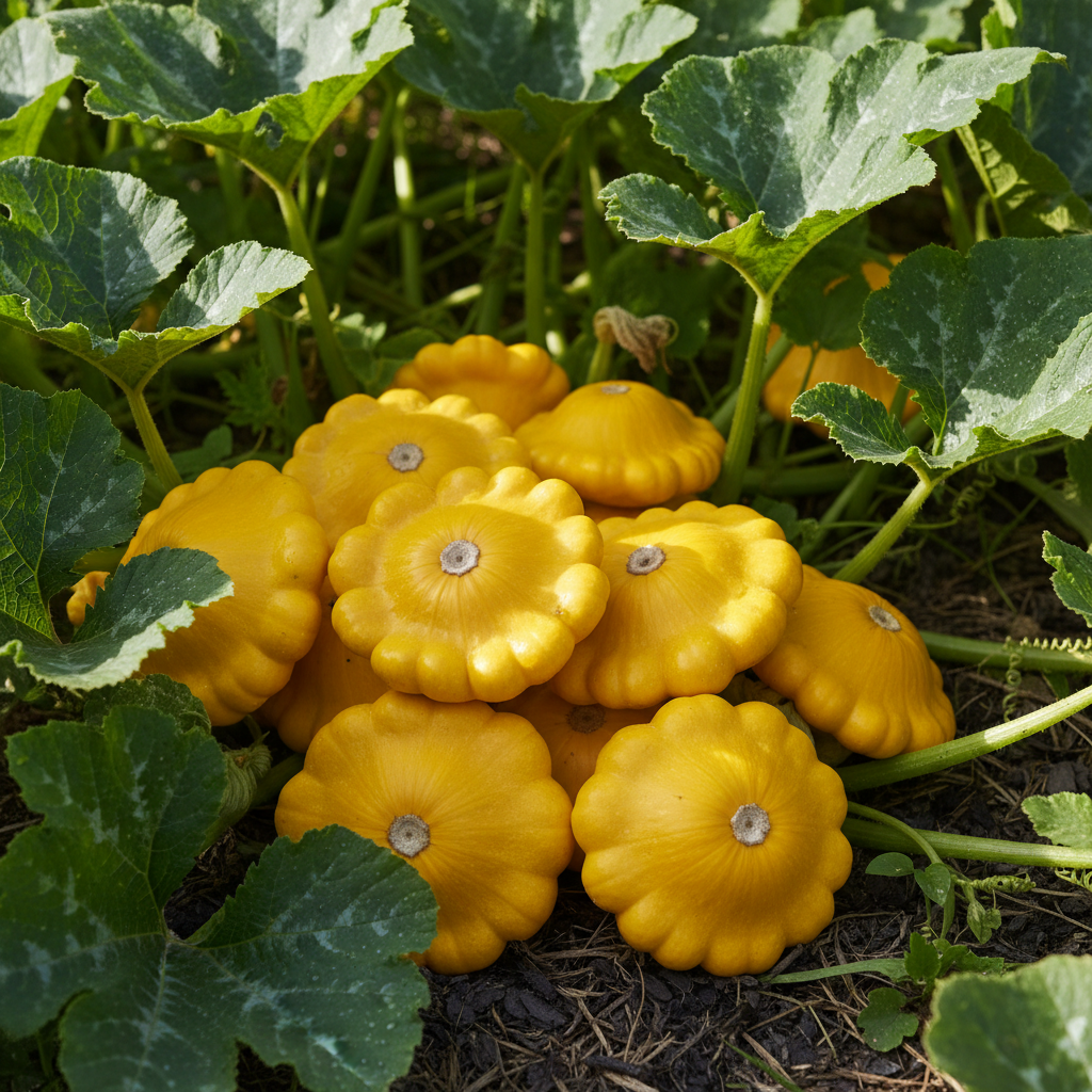 Organic Early Yellow Bush Scallop Patty Pan Squash Seeds