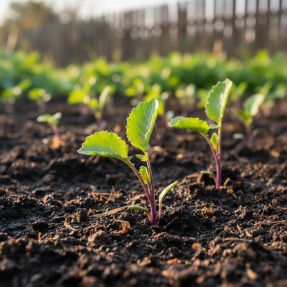Kohl Rabi Purple Vienna Seeds - Kohl Rabi Seeds for Home Garden