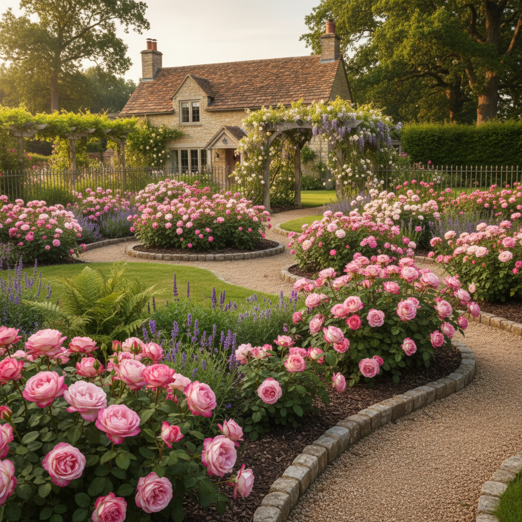 Pink and White Rose Flower Seeds - Rose Flower Seeds for Garden