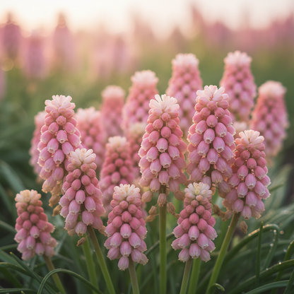 Muscari Pink Sunrise Flower Seeds - Pink Muscari Flower Seeds for Garden