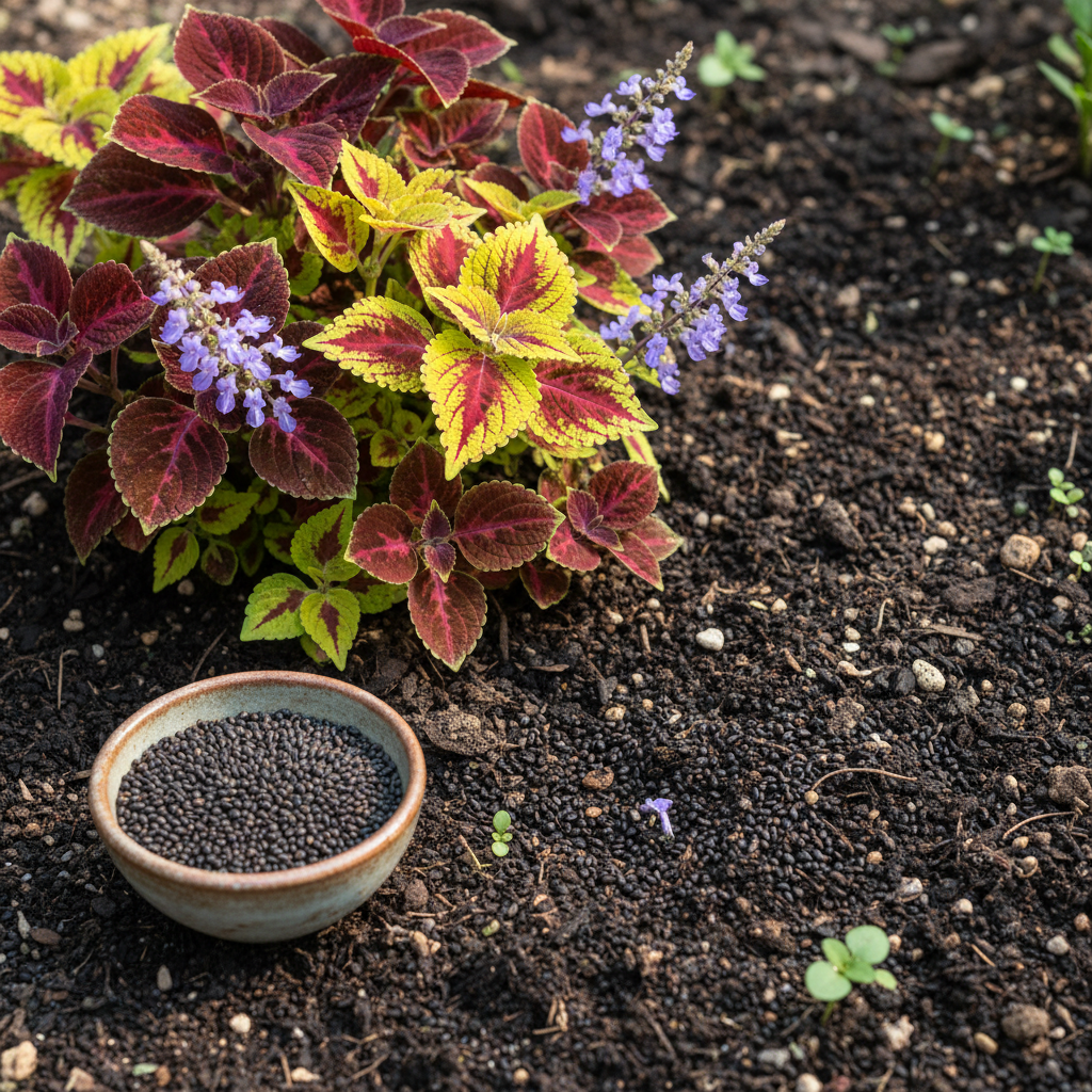 Colorful Plectranthus Coleus Flower Seeds for Garden Planting