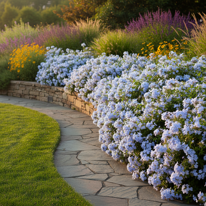 Blue Plumbago Seeds – Blue Flowering Shrub for Planting