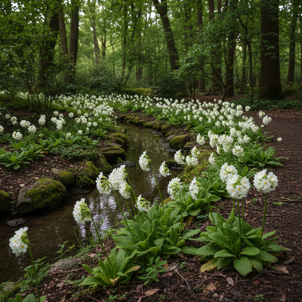 Primula Japonica Postford White Seeds - White Primula Flower Seeds for Garden