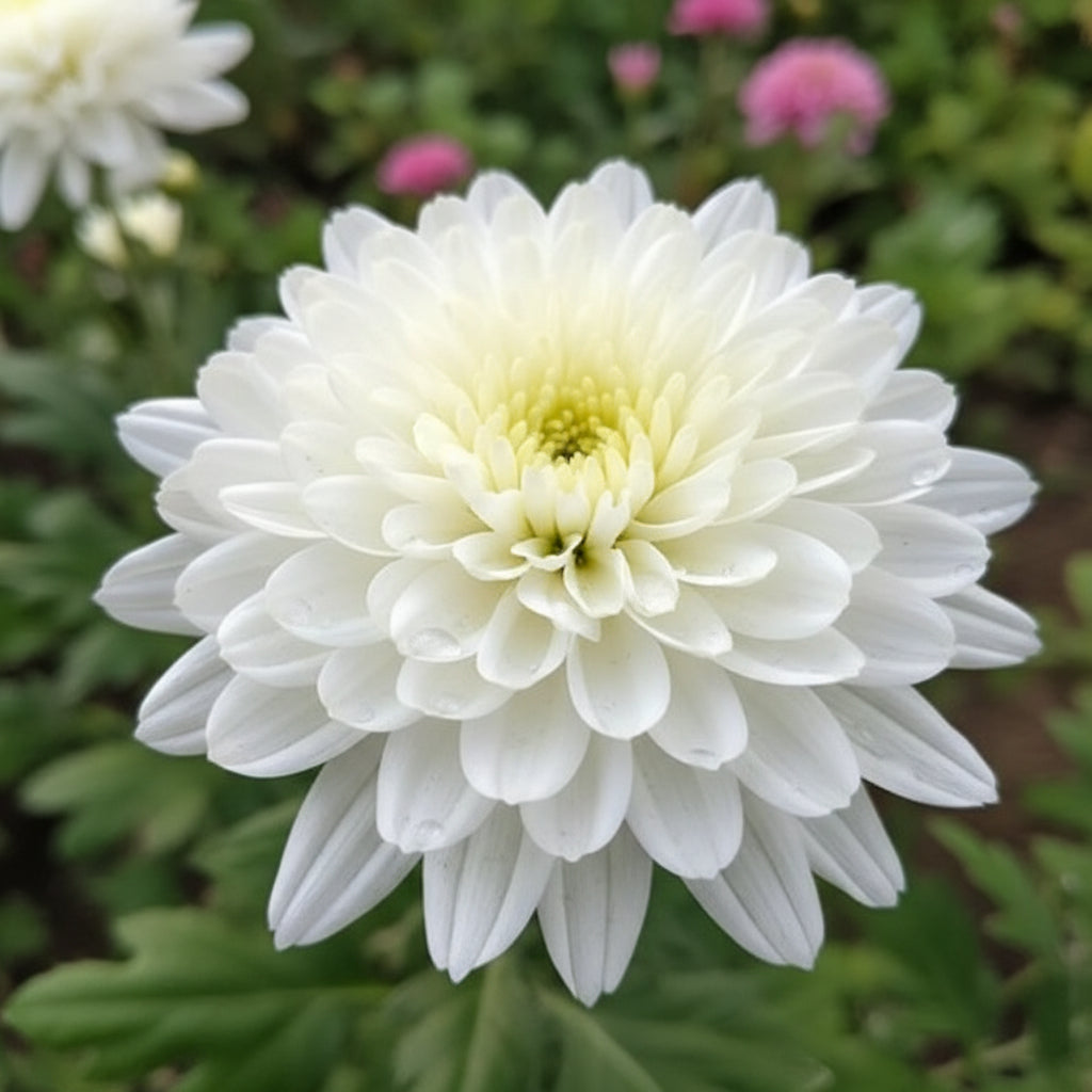 Premium White Chrysanthemum Flower Seeds for Planting