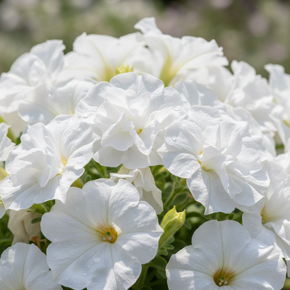 White Garden Petunia Flower Seeds for Garden Planting