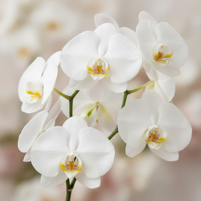 White Phalaenopsis Orchid Flower Seeds – Elegant White Orchid Blooms