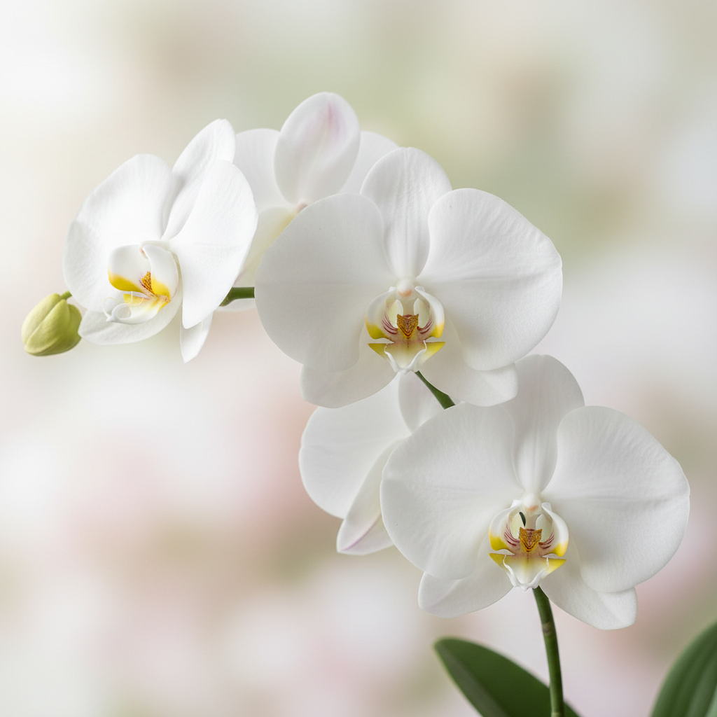 White Phalaenopsis Orchid Flower Seeds – Elegant White Orchid Blooms