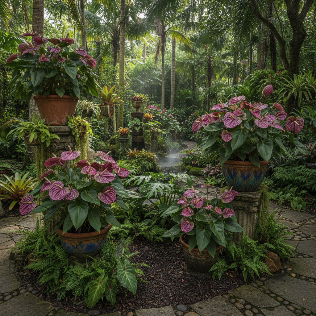 Purple Anthurium Flower Seeds - Anthurium Flower Seeds for Garden