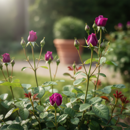 Purple Rose Flower Seeds for Garden and Pots