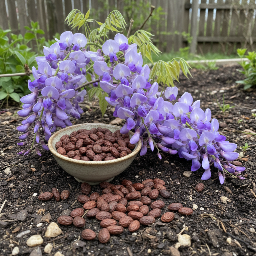 Purple Wisteria Seeds - Wisteria Flower Seeds for Garden