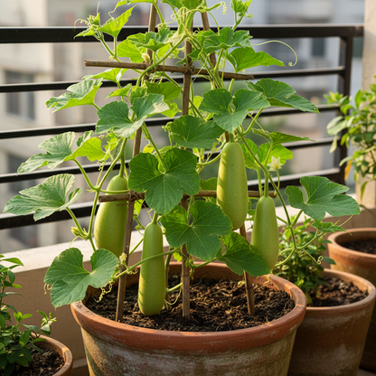 Green Bottle Gourd Seeds for Planting – Home Gardening Quality Seeds