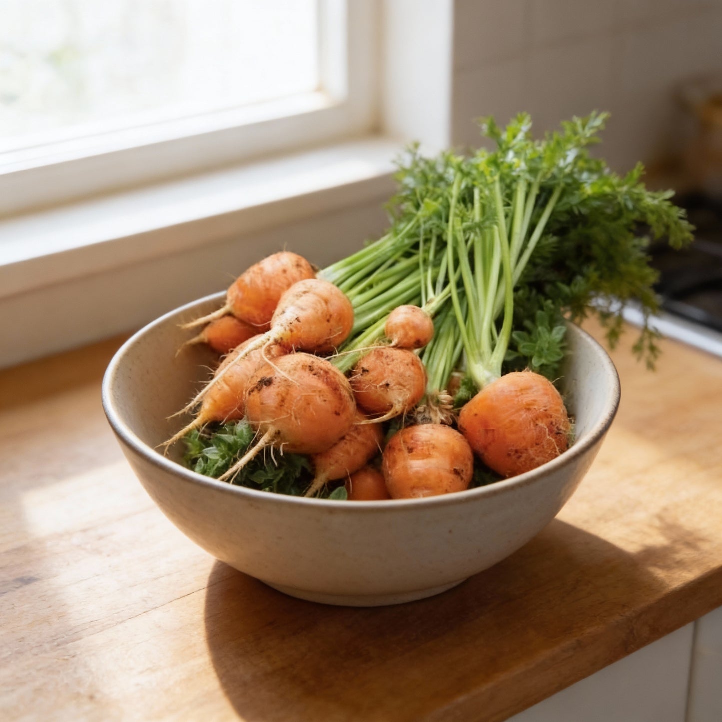 Carrot Paris Market Seeds – Round Baby Carrots for Containers & Gardens