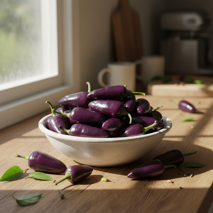 Pepper Jalapeño Purple Tiger Seeds