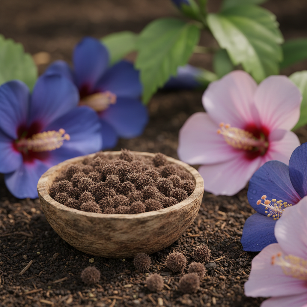 Blue Pink Hibiscus Flower Seeds for Planting