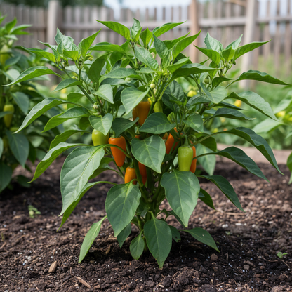 Pepper Bulgarian Carrot Seeds – Heirloom Chili Variety for Planting