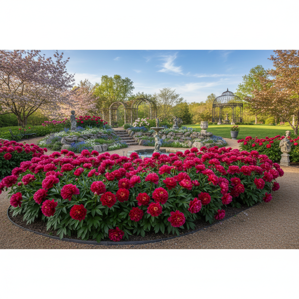Red Peony Flower Seeds – Perennial for Planting