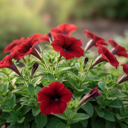 Red Petunia Flower Seeds for Garden and Pots