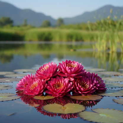 Red Rose Lotus Flower Seeds - Lotus Flower Seeds for Garden