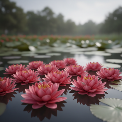 Red Rose Lotus Flower Seeds - Lotus Flower Seeds for Garden