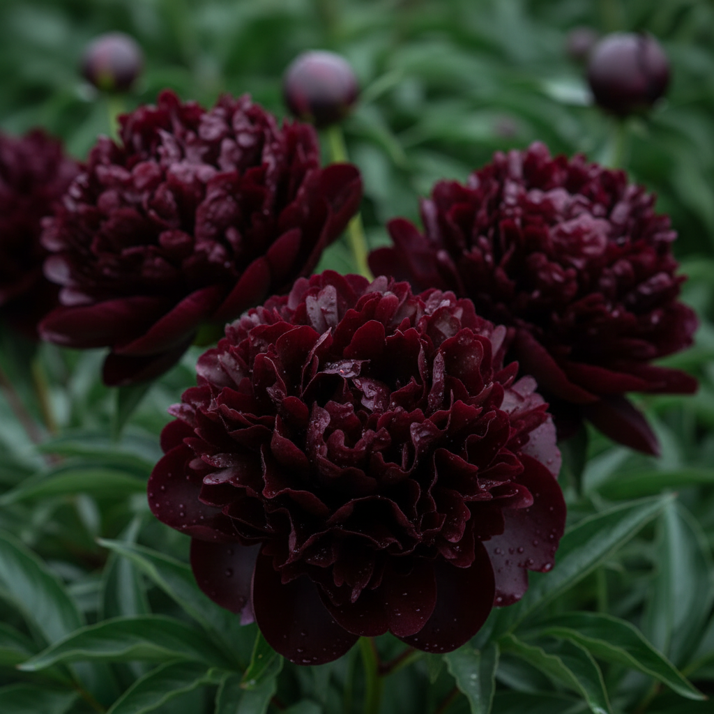 Peony Heirloom Seeds – Robusta Sorbetto Black for Planting