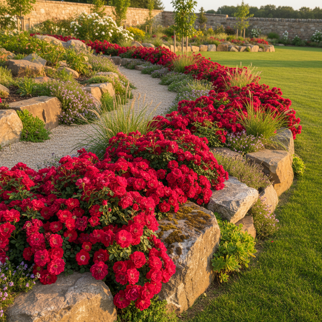 Armeria Pseudarmeria Ballerina Red Flower Seeds for Garden Planting