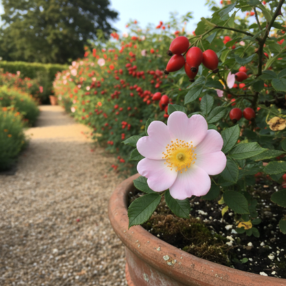 Rosa Canina Flower Seeds for Garden Planting