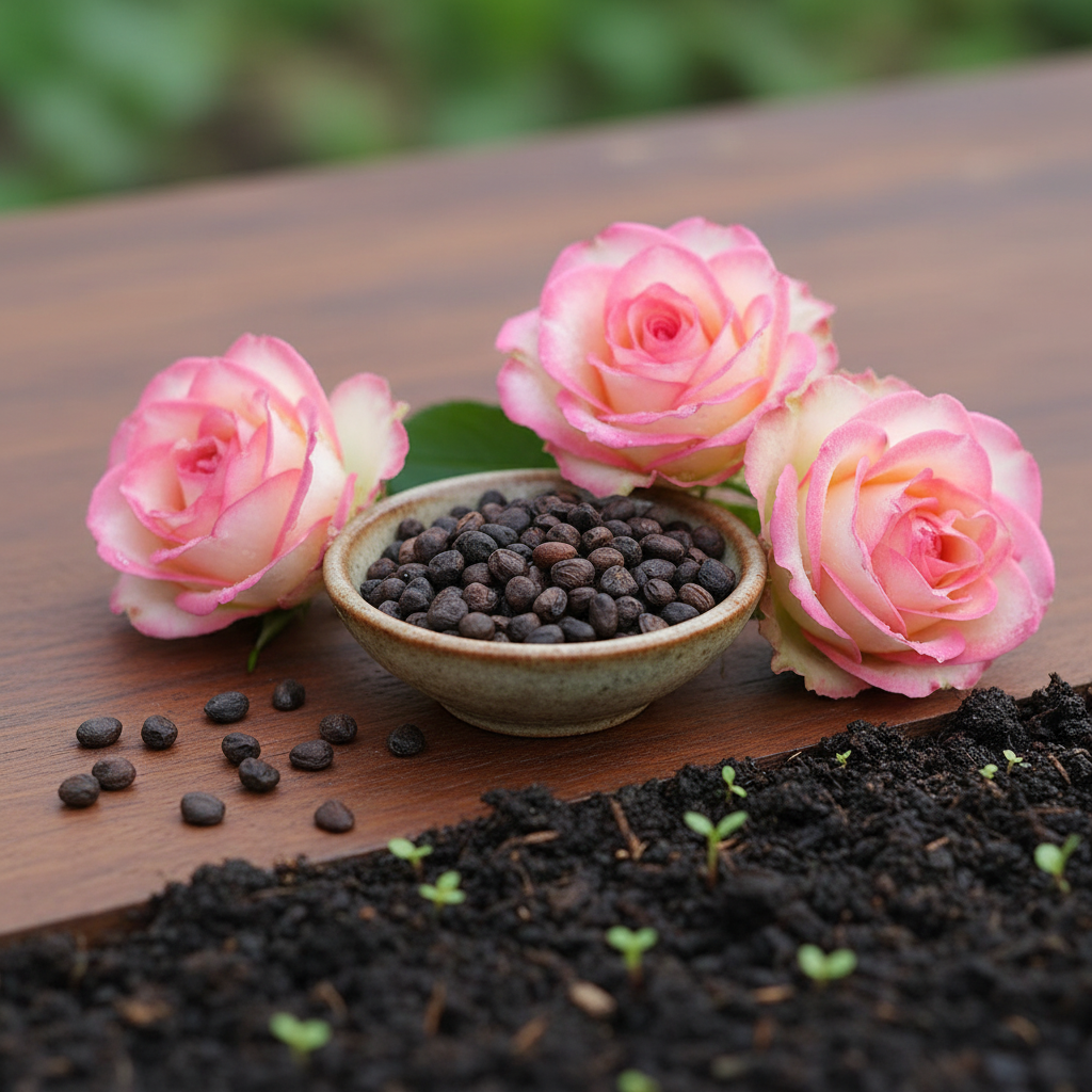 Pink and White Rose Flower Seeds - Rose Flower Seeds for Garden