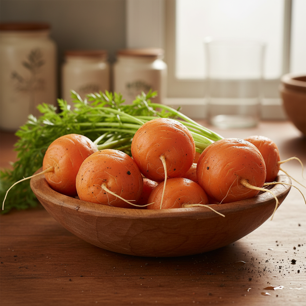 Parisian Paris Market Carrot Seeds - Round Heirloom Carrot Seeds for Home Garden