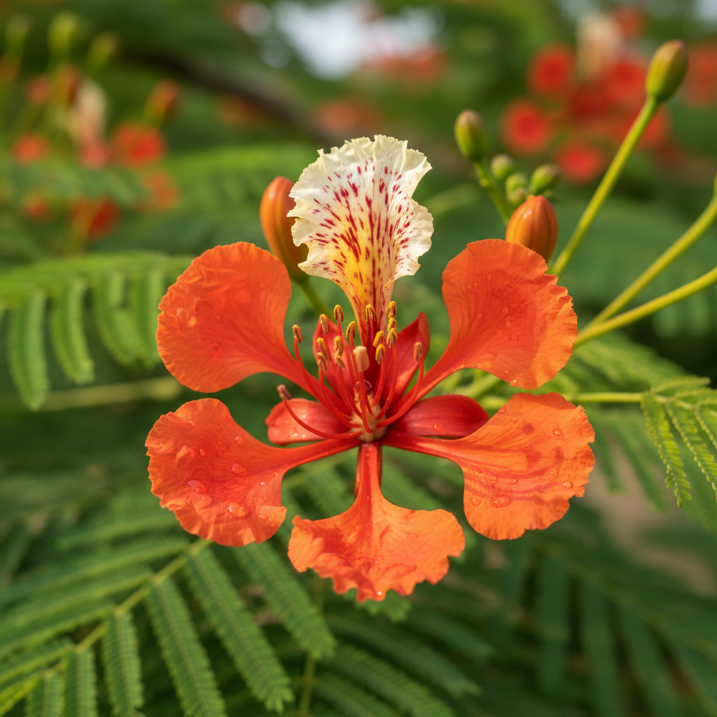 Delonix Regia Royal Poinciana Tree Seeds for Gardens and Landscaping